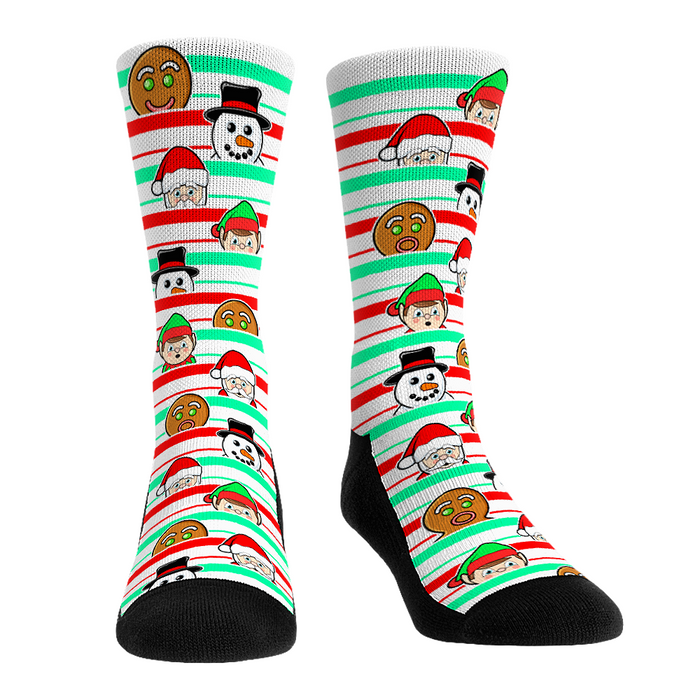 Christmas Peek-A-Boo Stripes by Rock 'Em Socks