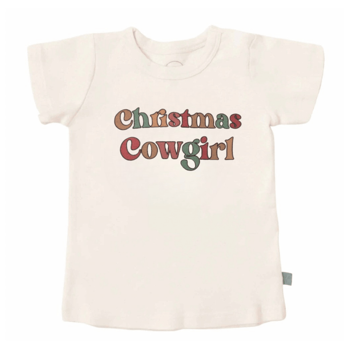 graphic tee | christmas cowgirl by Finn + Emma