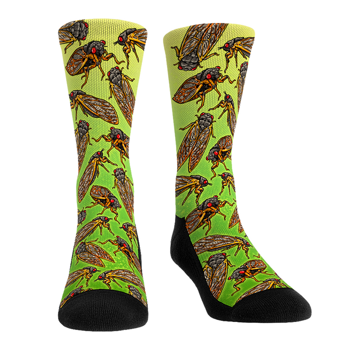 Cicadas All-Over by Rock 'Em Socks