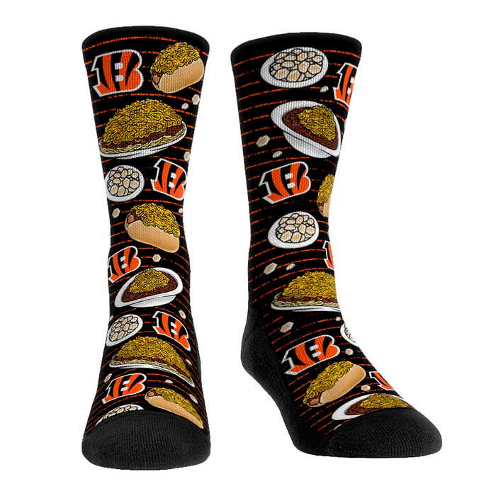 Cincinnati Bengals - Chili Cheese (Black) by Rock 'Em Socks