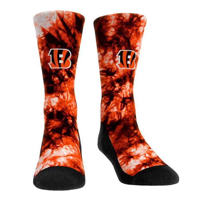 Cincinnati Bengals - Team Tie Dye by Rock 'Em Socks