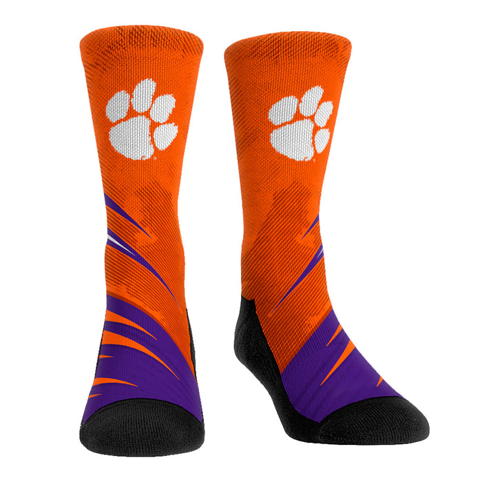 Clemson Tigers - Slash Slant by Rock 'Em Socks