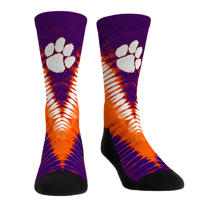 Clemson Tigers - V Shape Tie Dye by Rock 'Em Socks