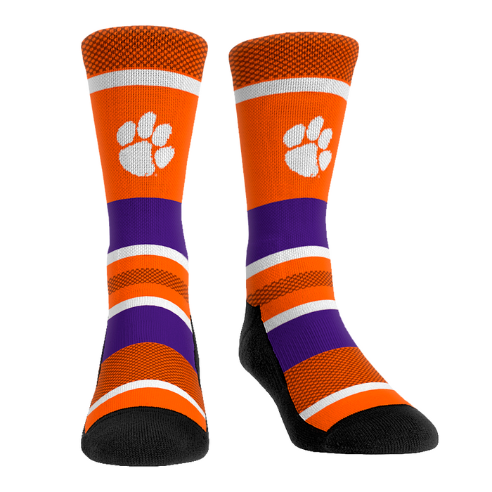 Clemson Tigers - Tech Stripe by Rock 'Em Socks