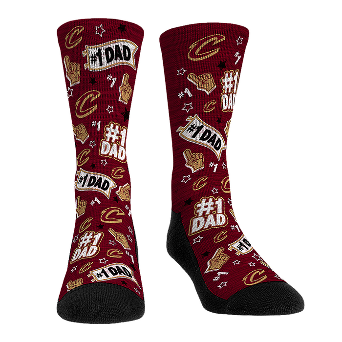 Cleveland Cavaliers - #1 Dad by Rock 'Em Socks