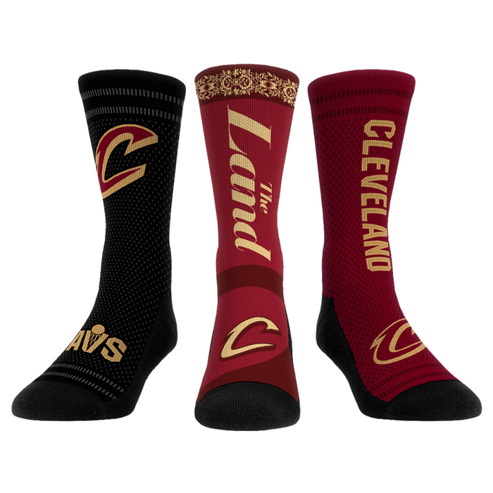 Cleveland Cavaliers - Ultimate Jersey - 3-Pack by Rock 'Em Socks