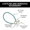 Clip & Go Beaded Wristlet Bedazzled Collection by SaveTheGirls