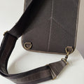 Crazy Horse Leather Large Sling Bag for Men by MiamiLeathers.com