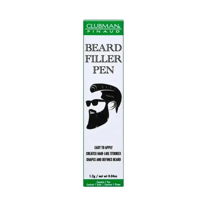Clubman Pinaud Beard Filler Pen Black 0.04Oz by Pasteur Pharmacy