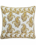 Lacourte 20 x 20 Timara Yellow Embroidered Decorative Pillow by Vanessa Jane