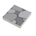 Cobblestone Tile Part Pack (20 Tiles) made with LEGO parts - B3 Customs by B3 Customs