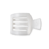 Coconut White Medium Flat Square Hair Clip