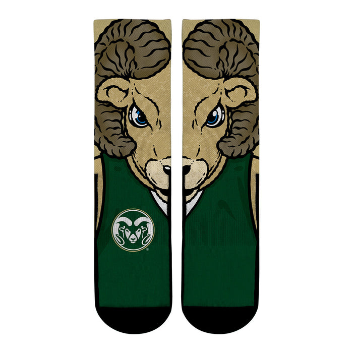 Colorado State Rams - Cam The Ram Mascot by Rock 'Em Socks