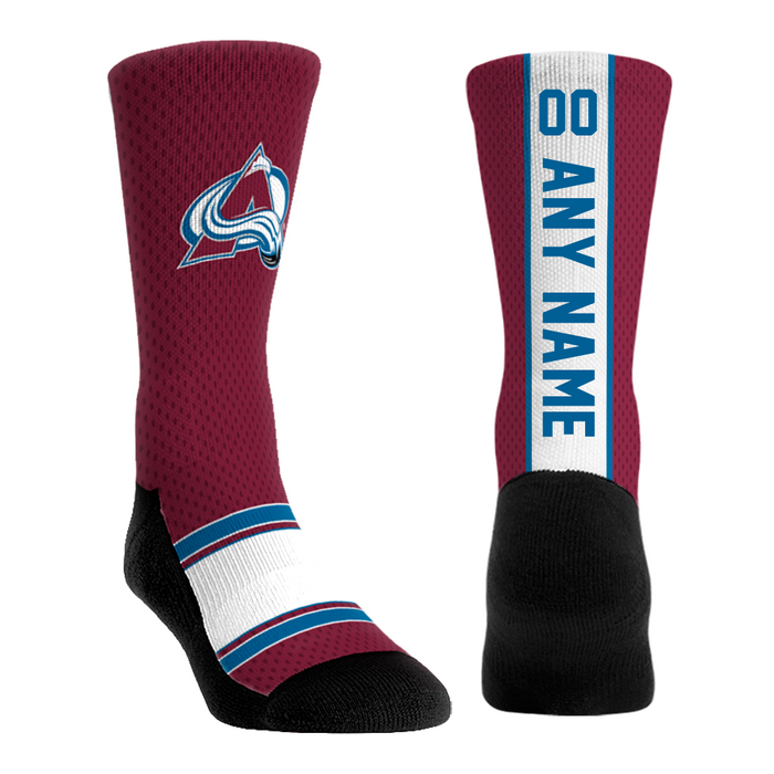 Colorado Avalanche - Custom Jersey by Rock 'Em Socks