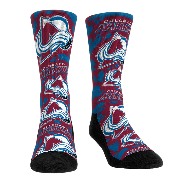 Colorado Avalanche - Logo Paint by Rock 'Em Socks