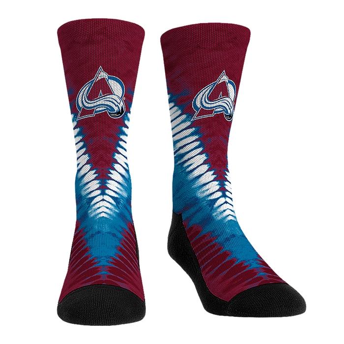 Colorado Avalanche - V Shape Tie Dye by Rock 'Em Socks
