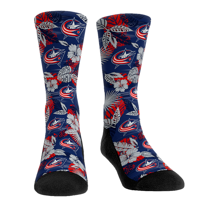 Columbus Blue Jackets - Floral by Rock 'Em Socks