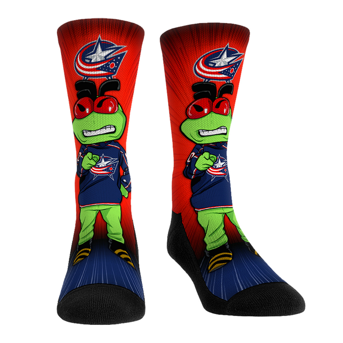 Columbus Blue Jackets - Mascot Pump Up! by Rock 'Em Socks