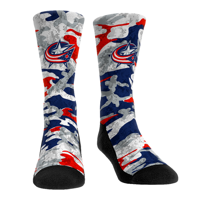 Columbus Blue Jackets - What The Camo by Rock 'Em Socks