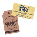 Coors Banquet Logo Hooded Sweatshirt - Oxford Gray by Tee Luv