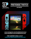 Custom Pretendo 2017 Handheld Console Building Set made using LEGO parts by B3 Customs