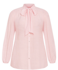 City Chic Arianna Top - pink, Size XS-14 by Vanessa Jane