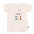 graphic tee | crawl walk ski by Finn + Emma