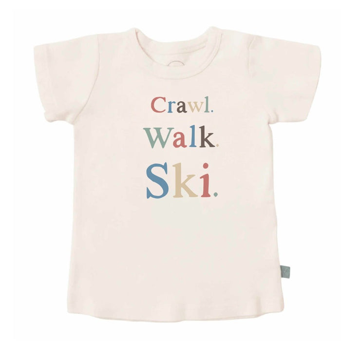 graphic tee | crawl walk ski by Finn + Emma