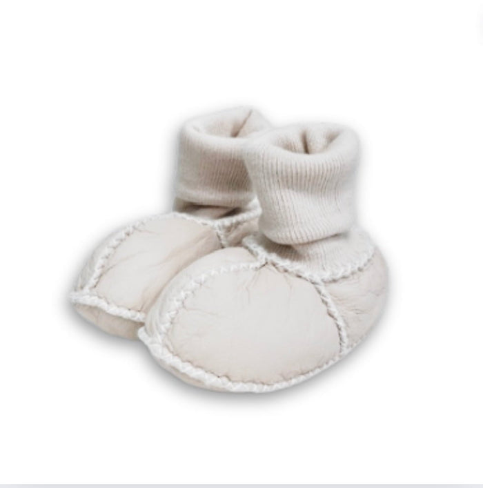 cozy booties | Cream by Finn + Emma