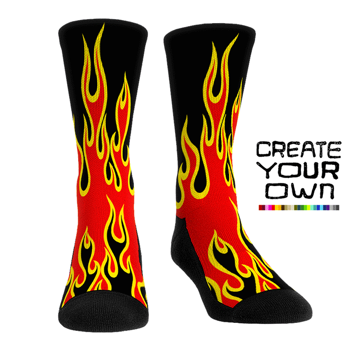 Creator Studio - Flames by Rock 'Em Socks