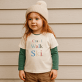 graphic tee | crawl walk ski by Finn + Emma