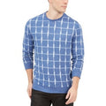 Alfani Mens Jacquard Grid Sweatshirt by Vanessa Jane