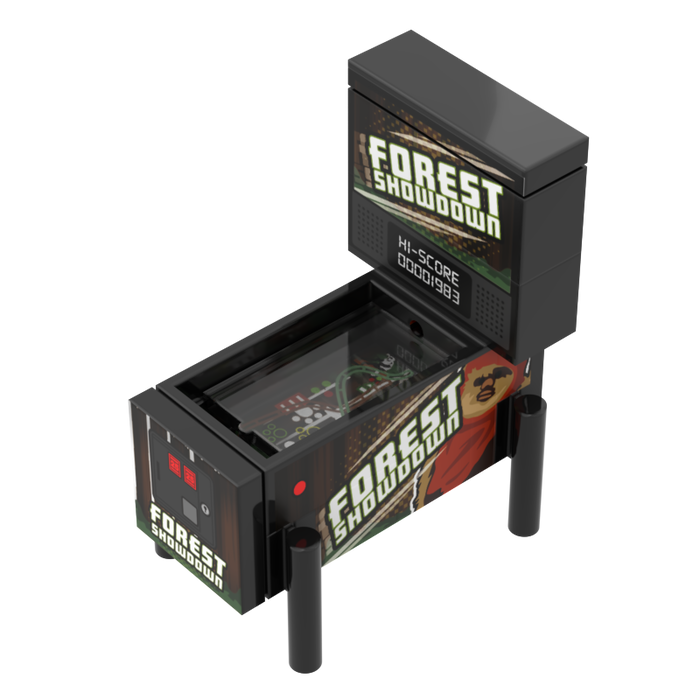 Forest Showdown Brick Wars Pinball Arcade Machine Building Set by B3 Customs