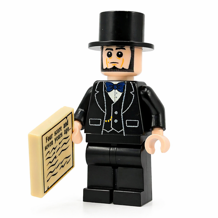 Abraham Lincoln US President Minifig by B3 Customs