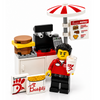 Brick-Fil-A Food Cart with Employee Minifig