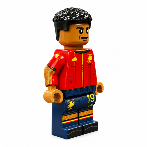 #19 Spain LY Futbol/Soccer Player Minifig by B3 Customs