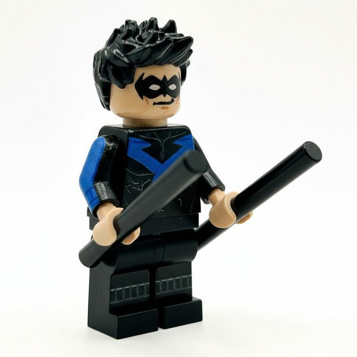 Shadow Wing (Blue) Super Hero Minifig by B3 Customs