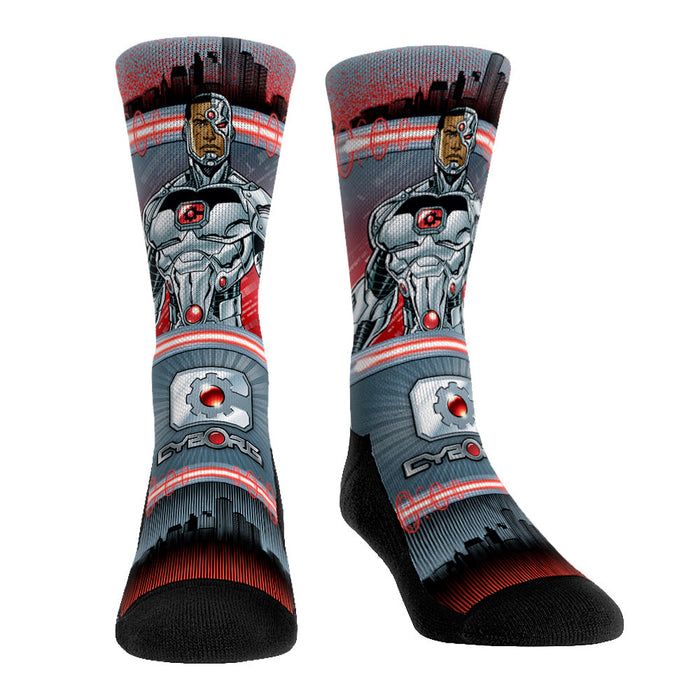 Cyborg - Hero Pose by Rock 'Em Socks