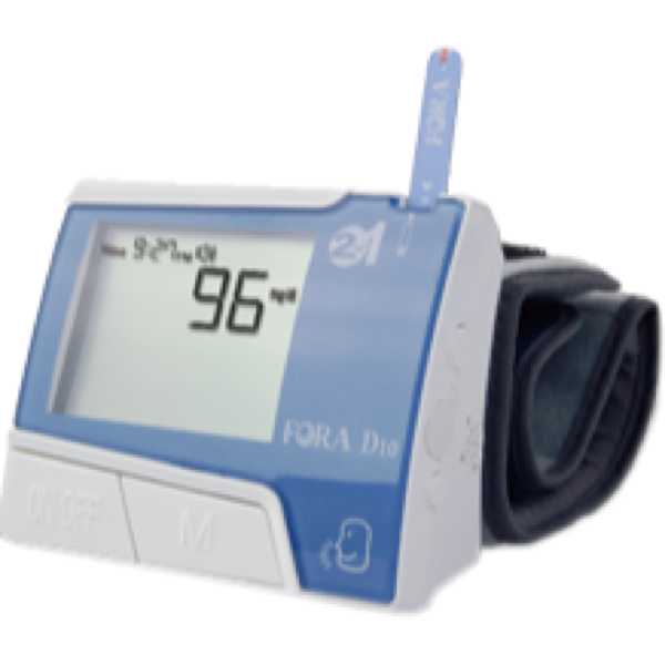 Fora Care D10 2in1blood Glucose Plus Blood Pressure Monitoring System by Pasteur Pharmacy