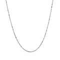 14k White Gold Classic Box Chain (0.68 mm) by Avera Group