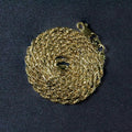 14k Yellow Gold Light Rope Chain (2.00 mm) by Avera Group