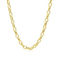 14k Yellow Gold Oval Rolo Chain (4.60 mm) by Avera Group