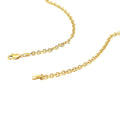 14k Yellow Gold Diamond Cut Cable Link Chain (3.70 mm) by Avera Group