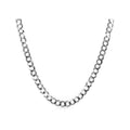 2.6mm 14k White Gold Solid Curb Chain by Bids.com