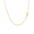 14k Yellow Gold Diamond Cut Rolo Chain (1.10 mm) by Avera Group