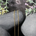 14k Yellow Gold Diamond Cut Rolo Chain (1.10 mm) by Avera Group