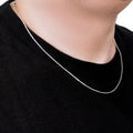 10k White Gold Solid Diamond Cut Rope Chain (1.40 mm) by Avera Group