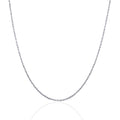 10k White Gold Solid Diamond Cut Rope Chain (1.40 mm) by Avera Group