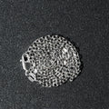 14k White Gold Diamond Cut Cable Link Chain (1.90 mm) by Avera Group