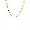10K Yellow Gold Solid Figaro Chain (4.50 mm) by Avera Group